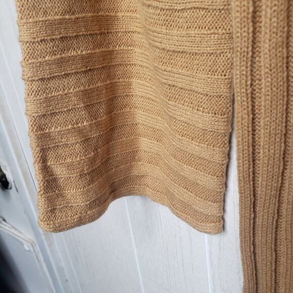 BP ribbed tan Funnel neck midi sweater dress size xsmall - Picture 5 of 8